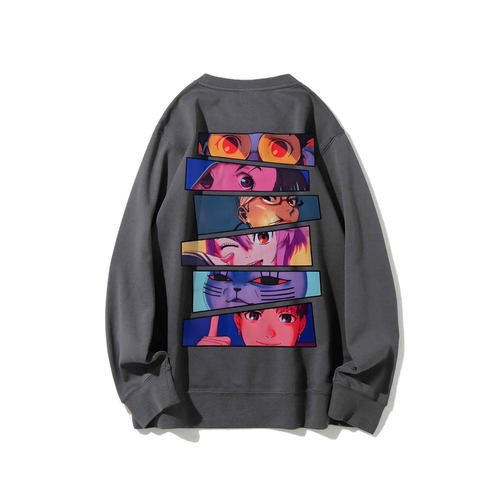 DANDADAN Casual Crewneck Sweatshirt
