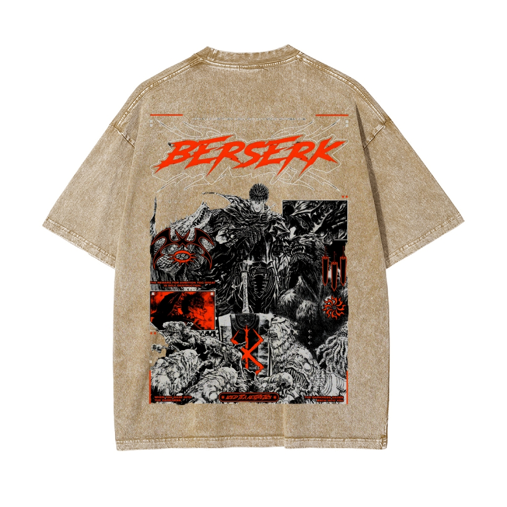 Vintage Oversized T-Shirt|Berserk