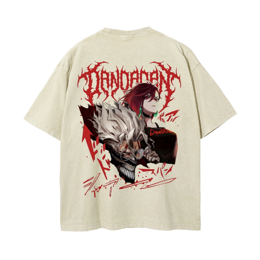 Vintage Oversized T-Shirt|DANDADAN