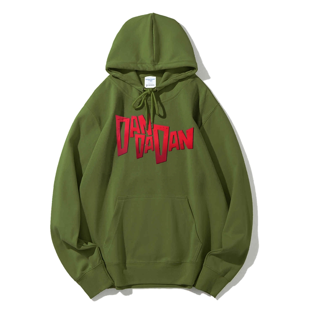 DANDADAN Cotton Unisex Patterned Fashion Hoodie