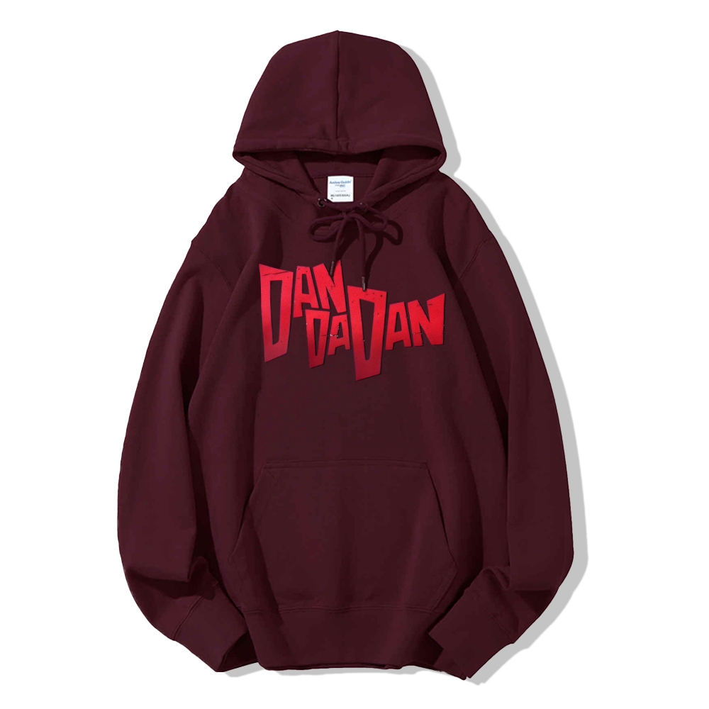 DANDADAN Cotton Unisex Patterned Fashion Hoodie