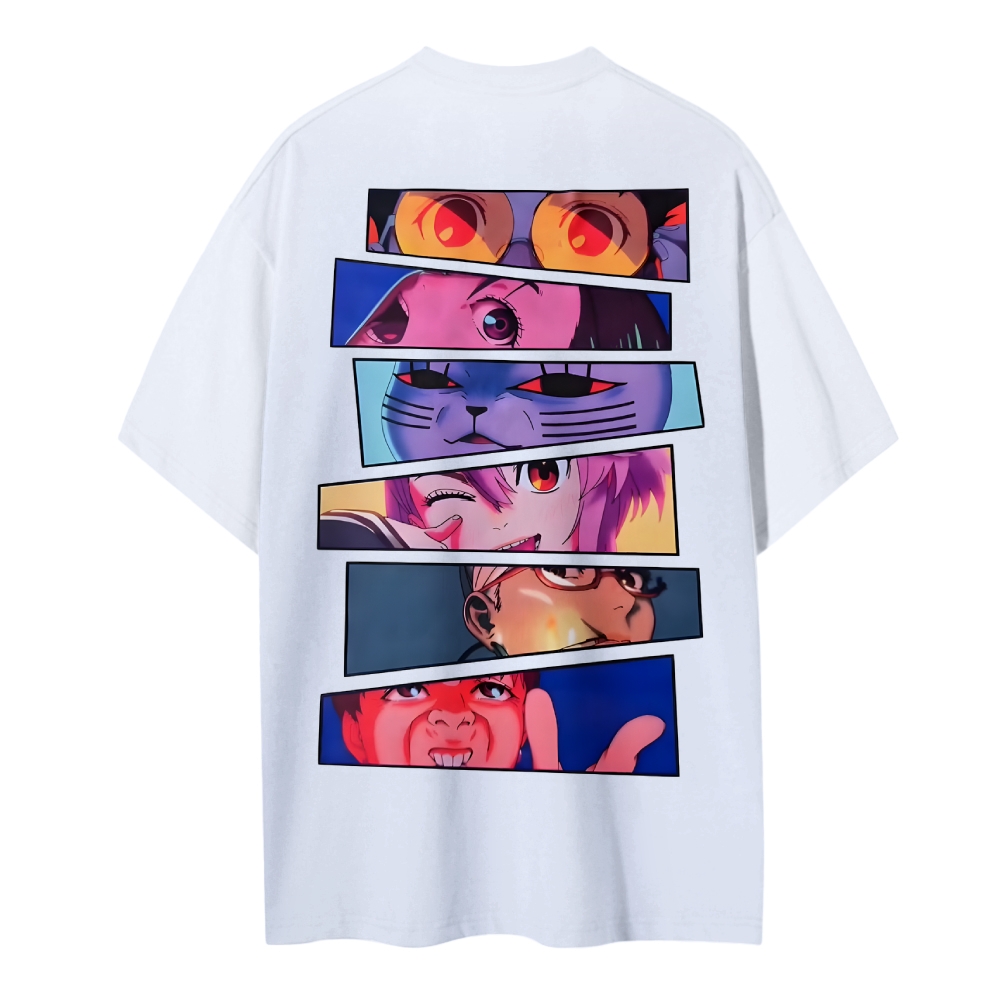 DANDADAN Cotton Unisex Round Neck Anime T-shirt