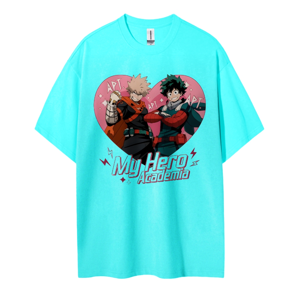 My Hero Academia Cotton Unisex Round Neck Anime T-shirt