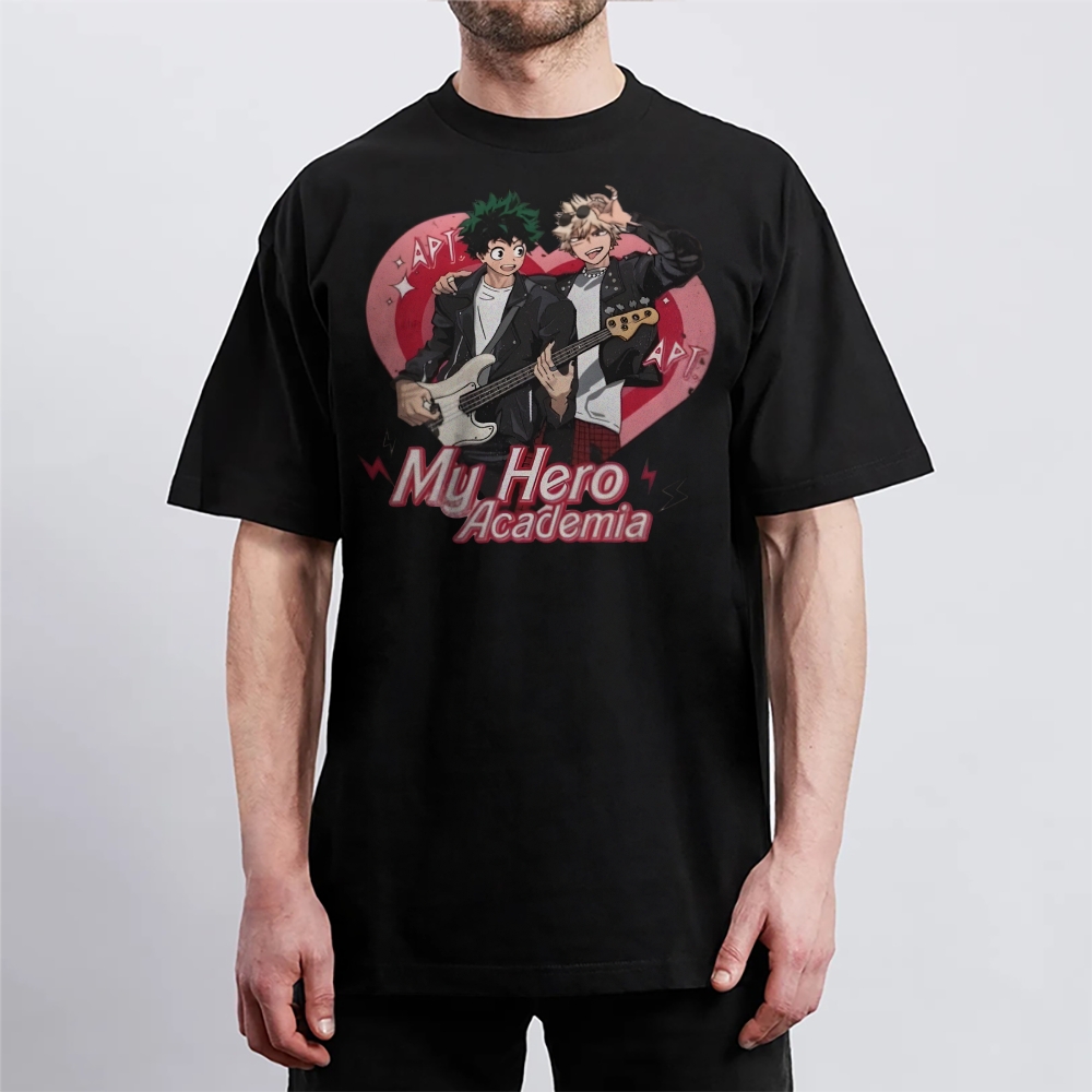 My Hero Academia Cotton Unisex Round Neck Anime T-Shirt