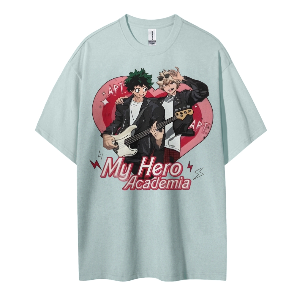 My Hero Academia Cotton Unisex Round Neck Anime T-Shirt