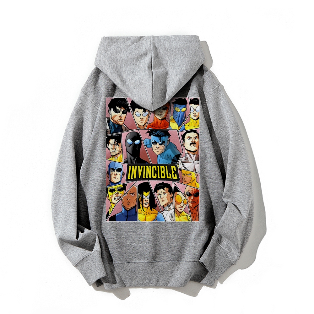 Invincible Cotton Unisex Graphic Stylish Hooded