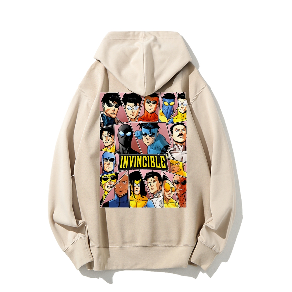 Invincible Cotton Unisex Graphic Stylish Hooded