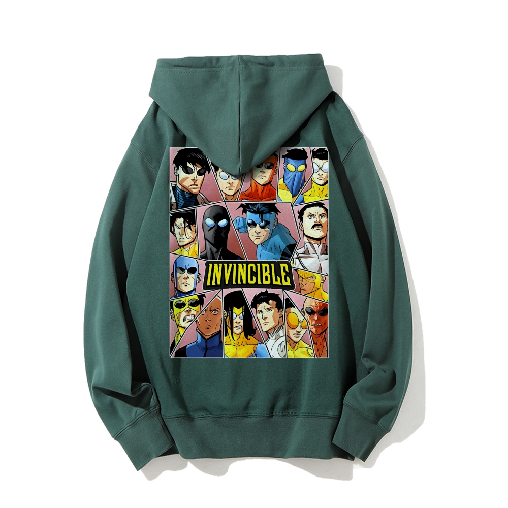 Invincible Cotton Unisex Graphic Stylish Hooded