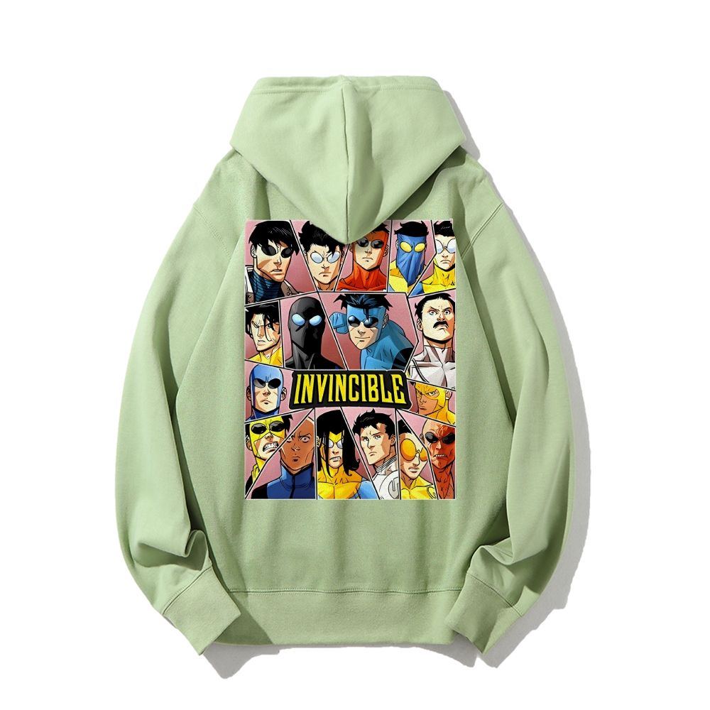 Invincible Cotton Unisex Graphic Stylish Hooded