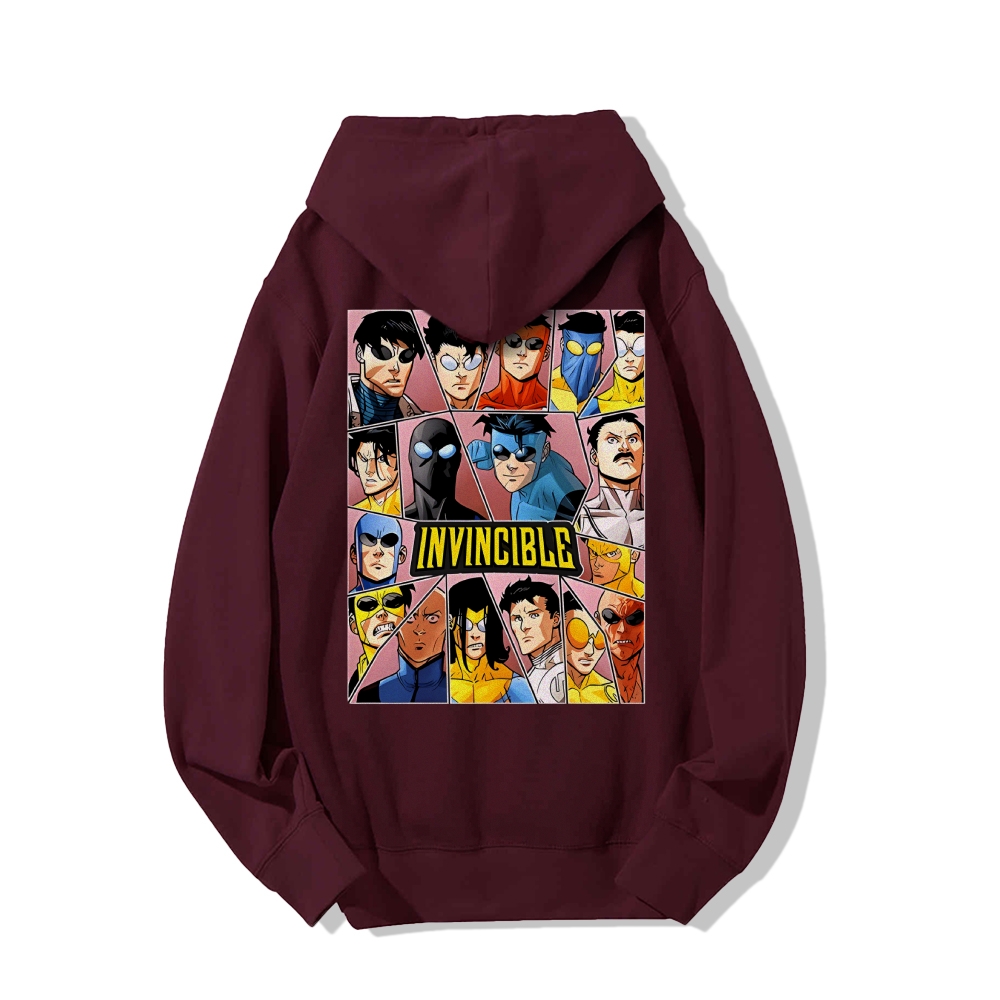 Invincible Cotton Unisex Graphic Stylish Hooded