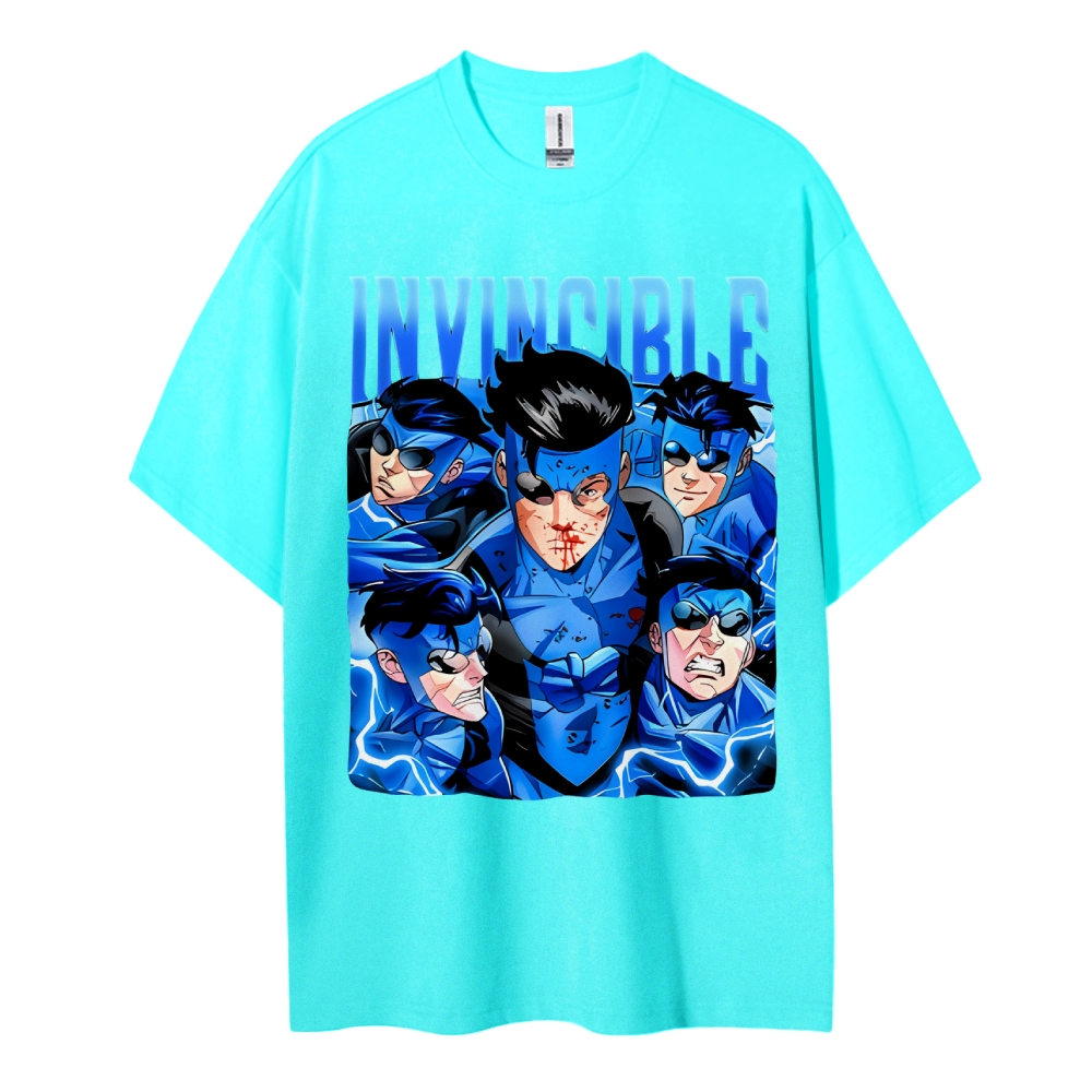 Invincible Cotton Unisex Crew Neck Anime T-shirt