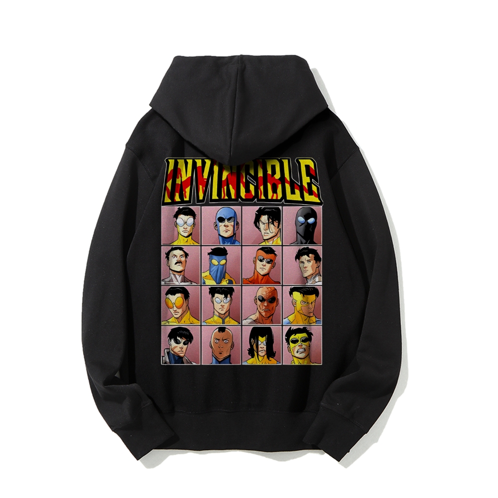 Invincible Cotton Unisex Graphic Stylish Hooded
