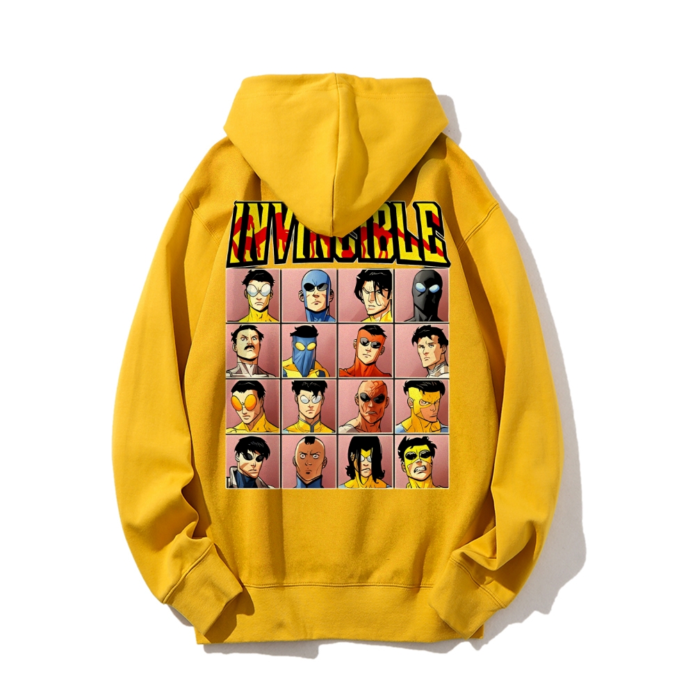 Invincible Cotton Unisex Graphic Stylish Hooded
