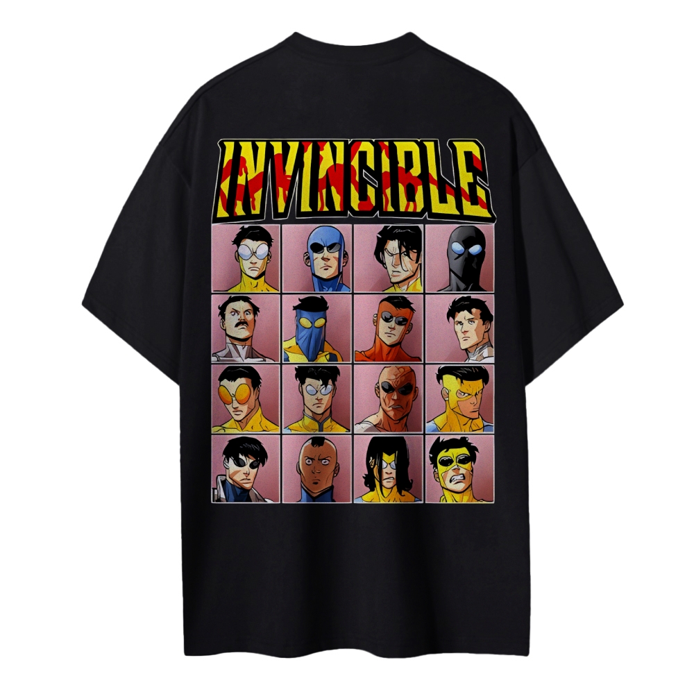 Invincible Cotton Unisex Crew Neck Anime T-Shirt
