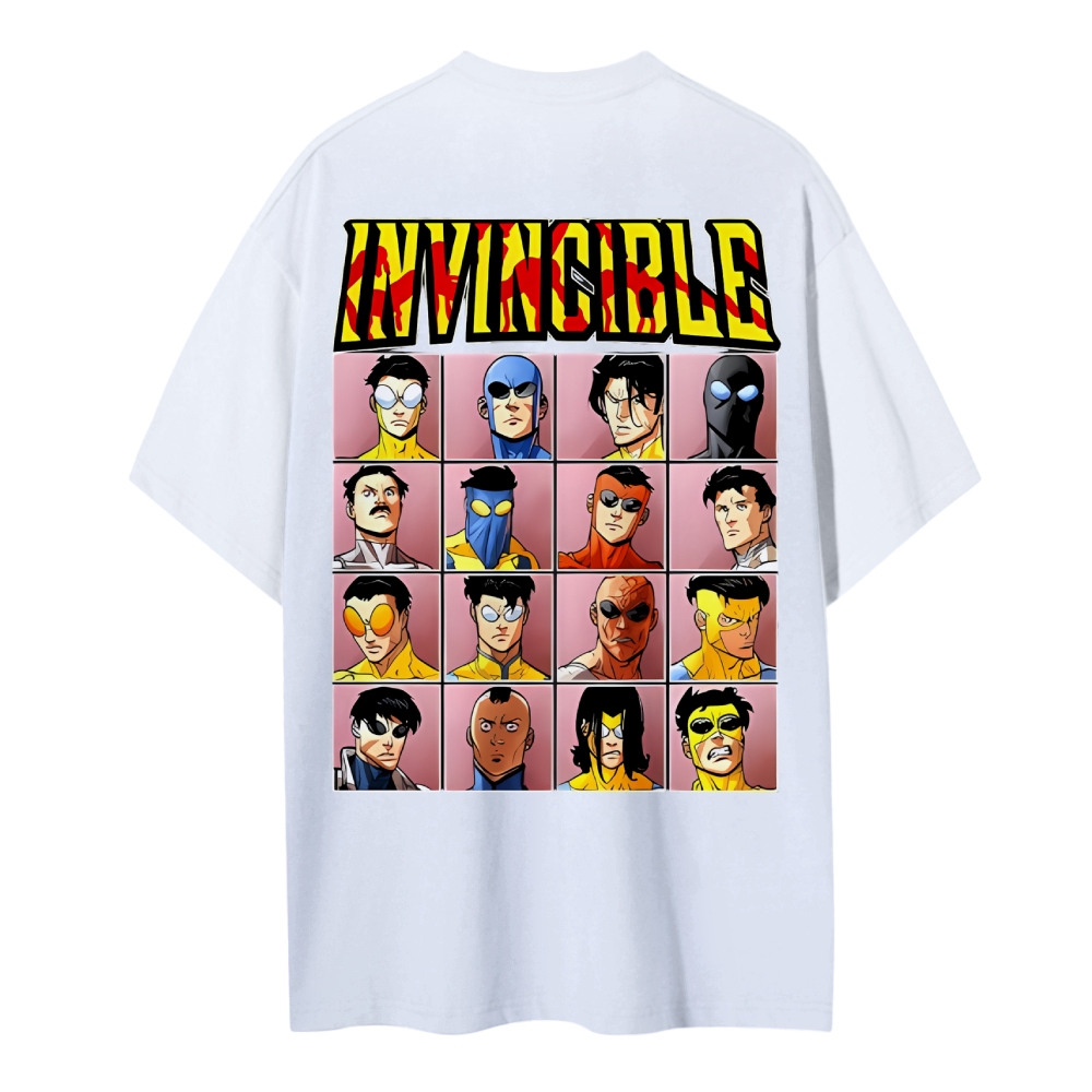 Invincible Cotton Unisex Crew Neck Anime T-Shirt