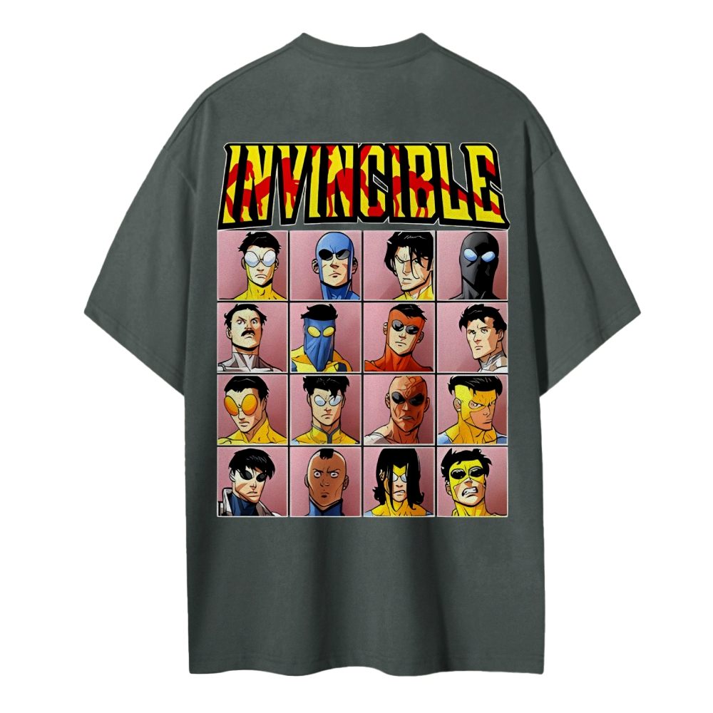 Invincible Cotton Unisex Crew Neck Anime T-Shirt