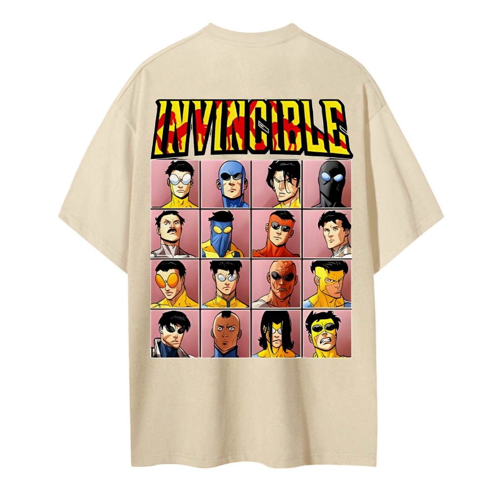 Invincible Cotton Unisex Crew Neck Anime T-Shirt