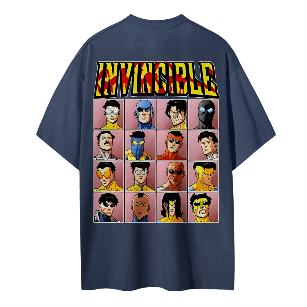 Invincible Cotton Unisex Crew Neck Anime T-Shirt