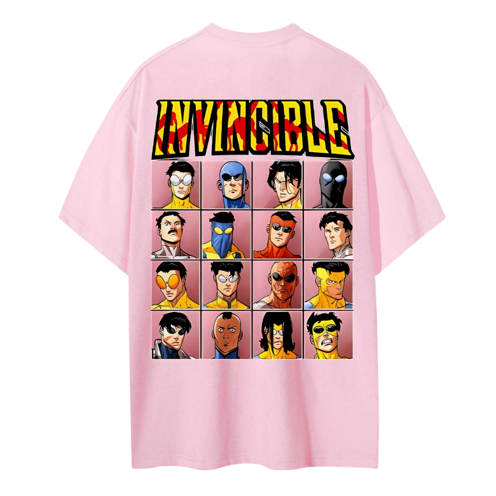 Invincible Cotton Unisex Crew Neck Anime T-Shirt