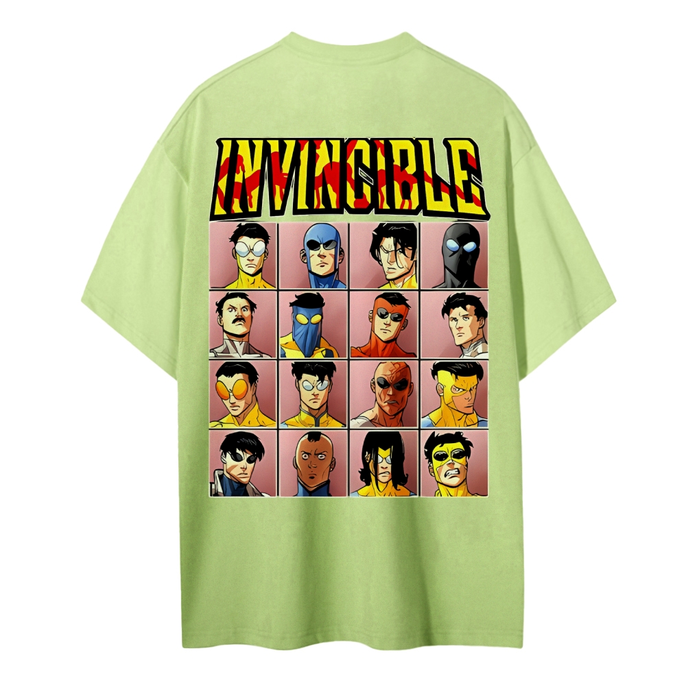 Invincible Cotton Unisex Crew Neck Anime T-Shirt