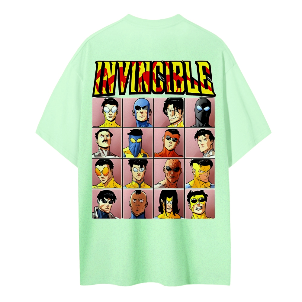 Invincible Cotton Unisex Crew Neck Anime T-Shirt