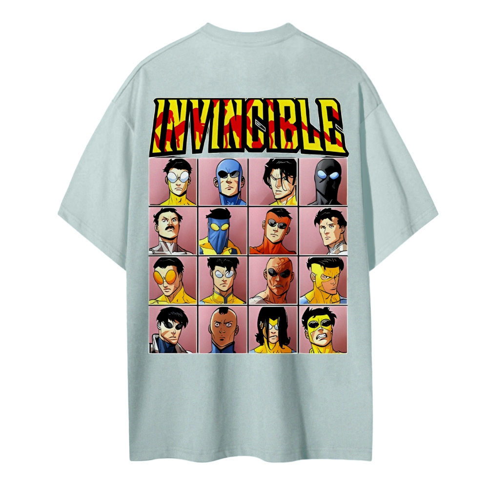 Invincible Cotton Unisex Crew Neck Anime T-Shirt