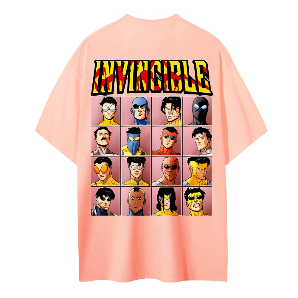 Invincible Cotton Unisex Crew Neck Anime T-Shirt