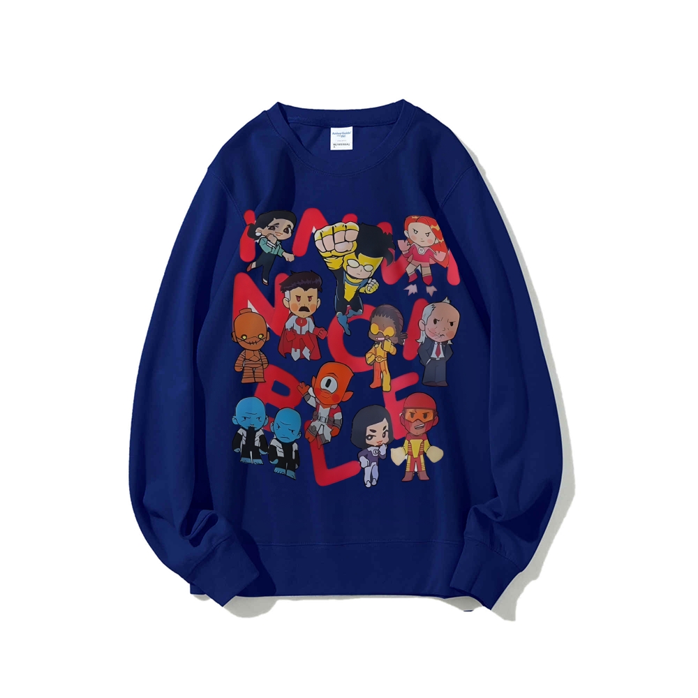 Invincible Casual Crewneck Sweatshirt