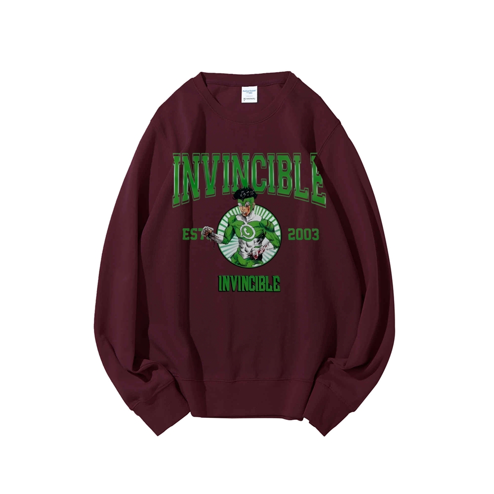 Invincible Casual Crewneck Sweatshirt