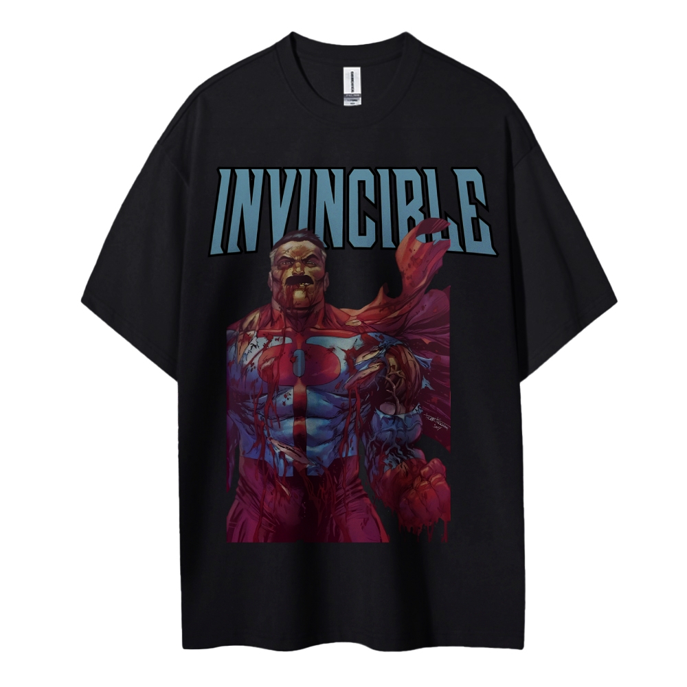 Invincible Cotton Unisex Crew Neck Anime T-Shirt