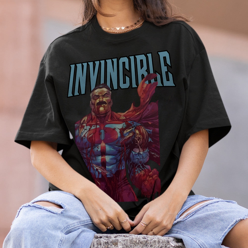 Invincible Cotton Unisex Crew Neck Anime T-Shirt