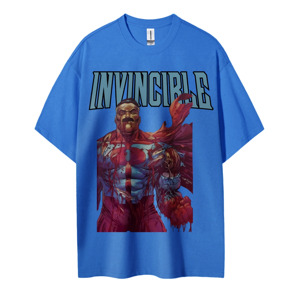 Invincible Cotton Unisex Crew Neck Anime T-Shirt