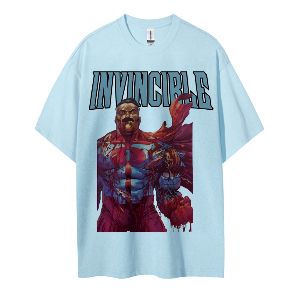 Invincible Cotton Unisex Crew Neck Anime T-Shirt