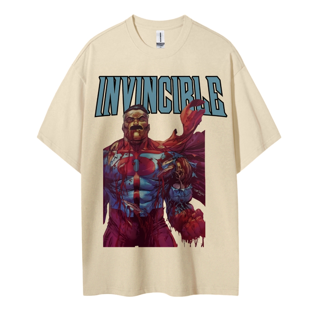 Invincible Cotton Unisex Crew Neck Anime T-Shirt