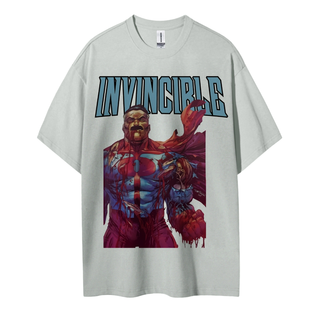 Invincible Cotton Unisex Crew Neck Anime T-Shirt