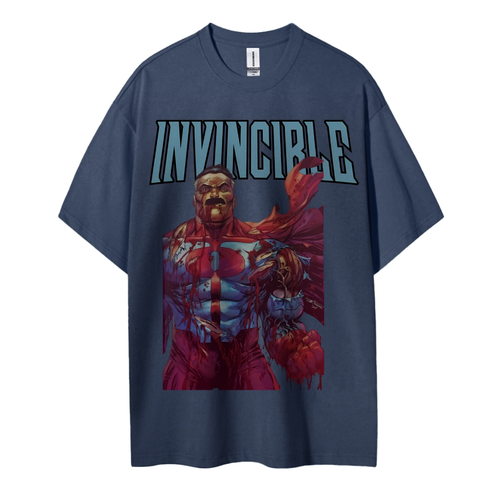 Invincible Cotton Unisex Crew Neck Anime T-Shirt