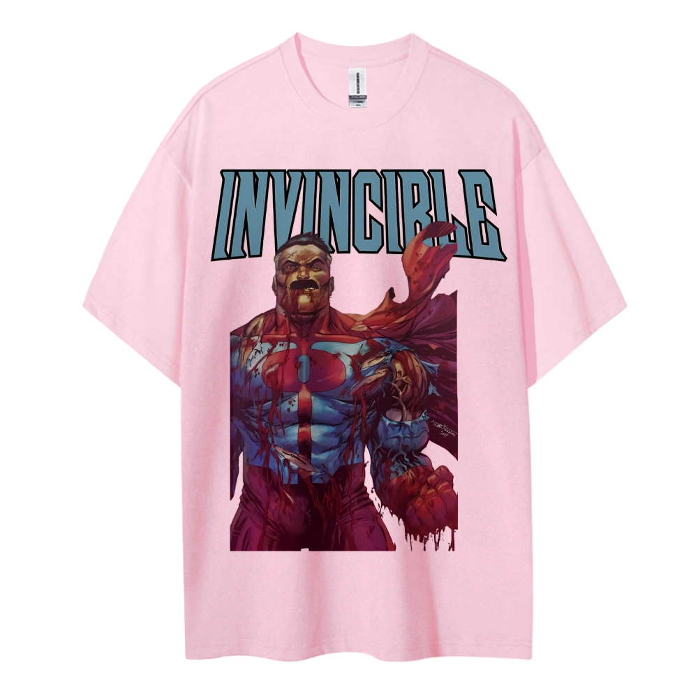 Invincible Cotton Unisex Crew Neck Anime T-Shirt