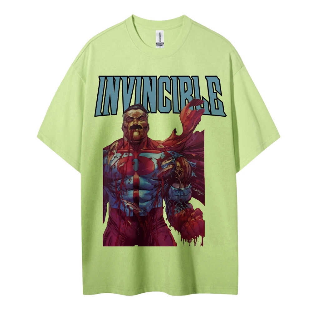 Invincible Cotton Unisex Crew Neck Anime T-Shirt