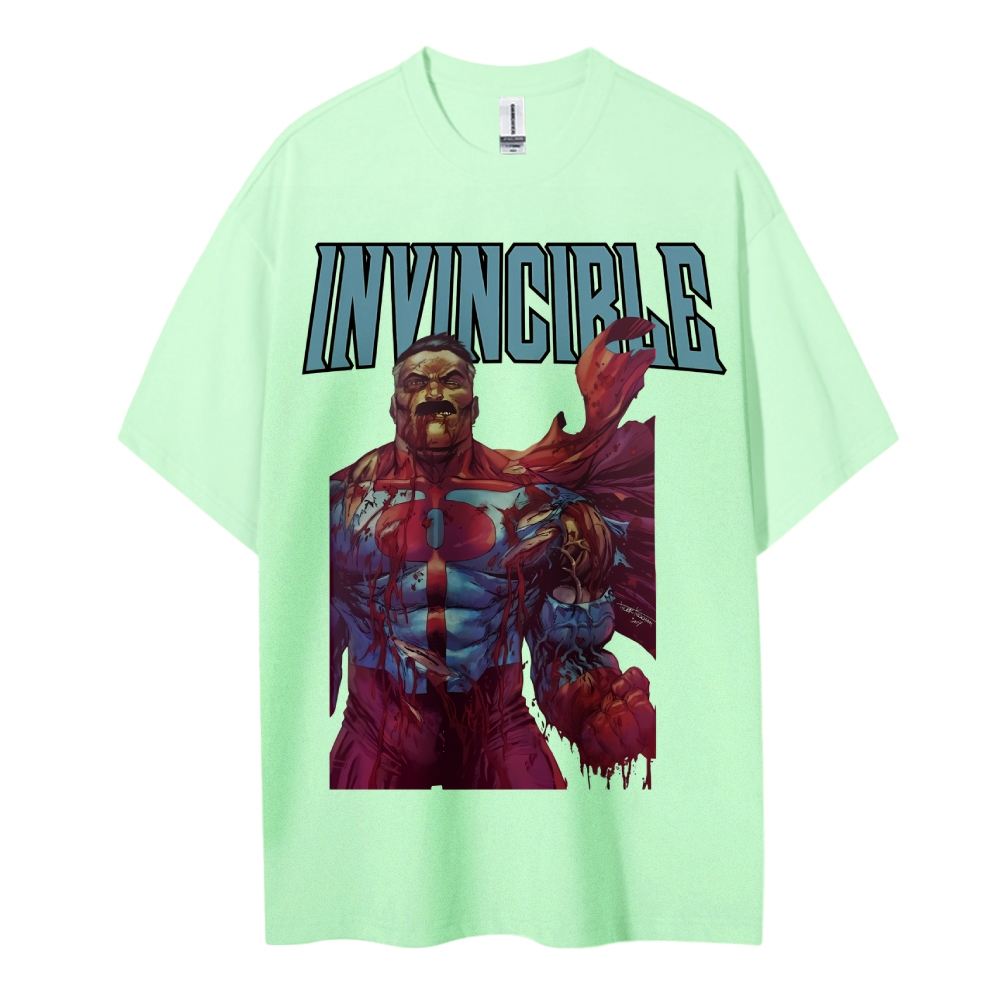 Invincible Cotton Unisex Crew Neck Anime T-Shirt