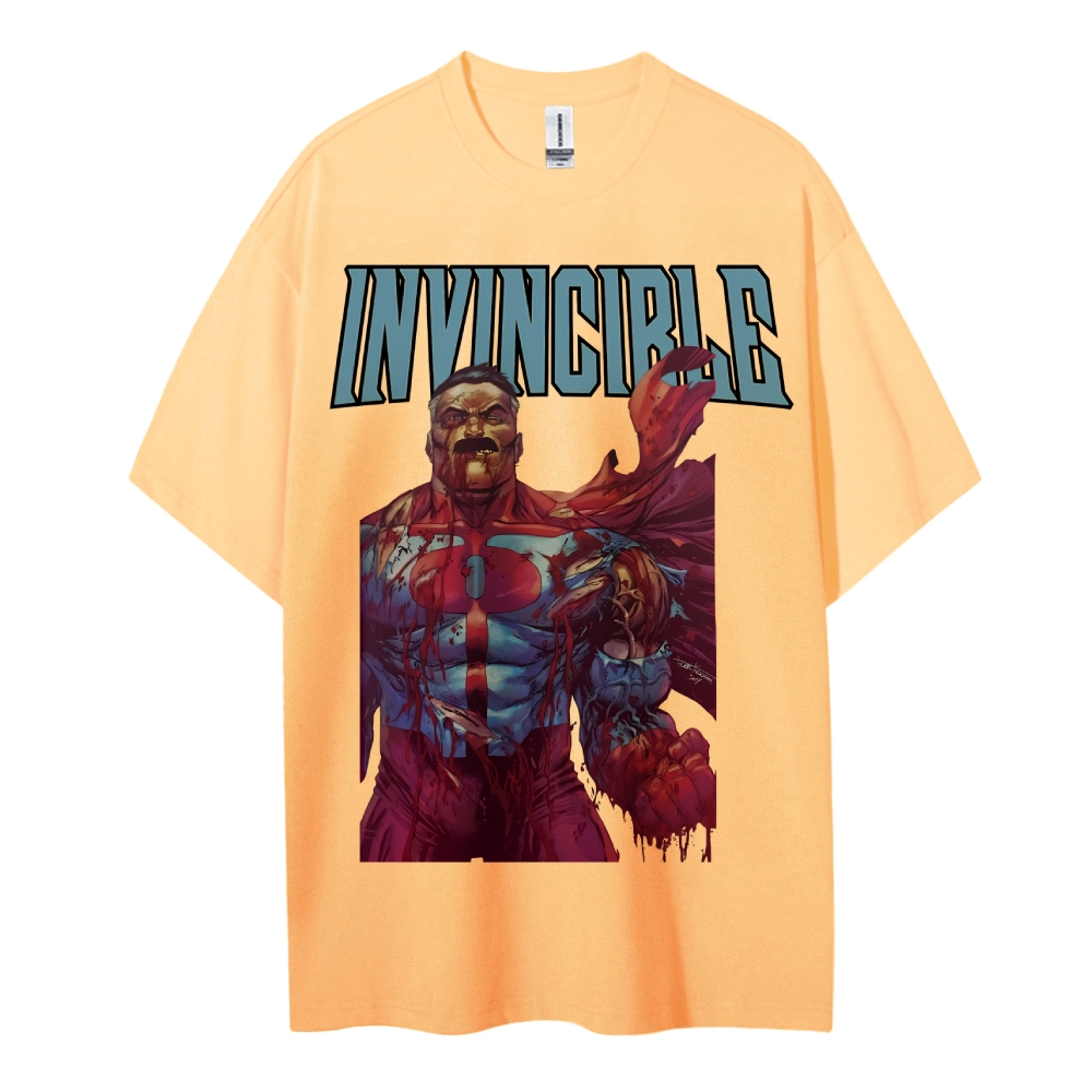 Invincible Cotton Unisex Crew Neck Anime T-Shirt