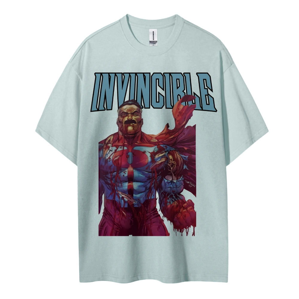 Invincible Cotton Unisex Crew Neck Anime T-Shirt