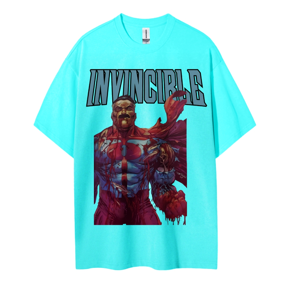 Invincible Cotton Unisex Crew Neck Anime T-Shirt