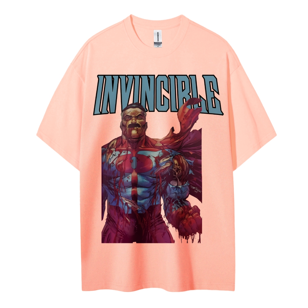 Invincible Cotton Unisex Crew Neck Anime T-Shirt