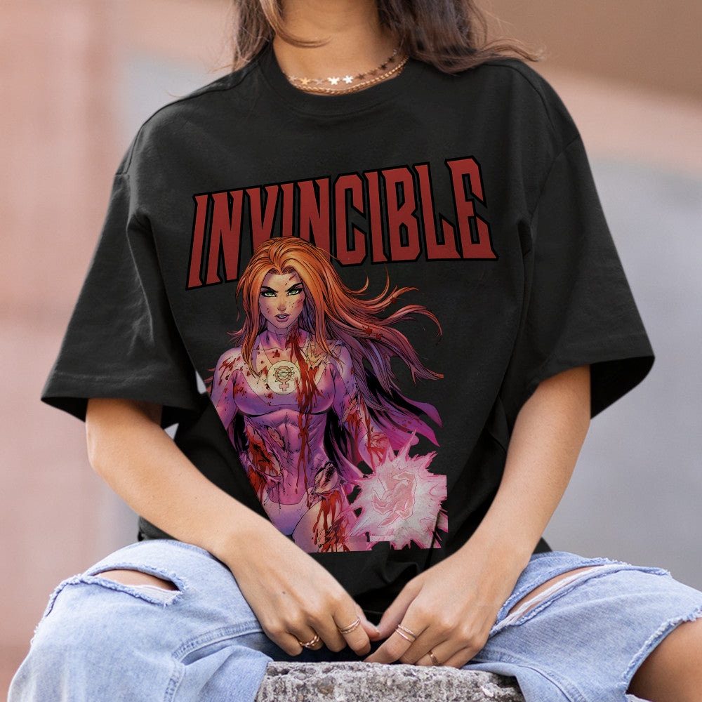 Invincible Cotton Unisex Crew Neck Anime T-Shirt