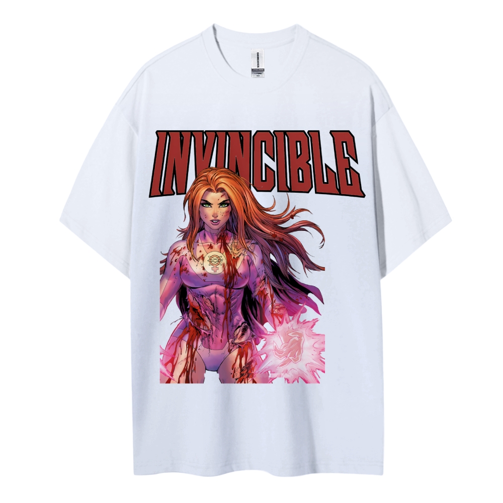 Invincible Cotton Unisex Crew Neck Anime T-Shirt