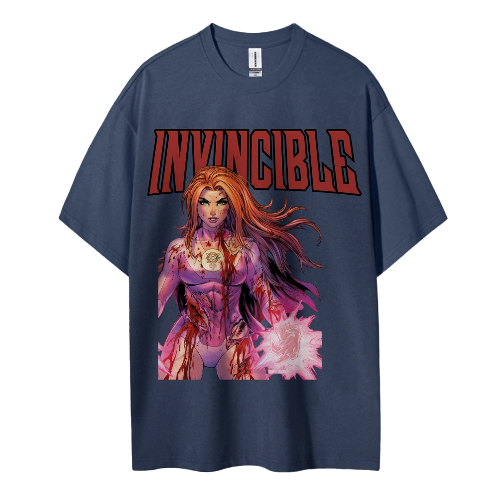 Invincible Cotton Unisex Crew Neck Anime T-Shirt