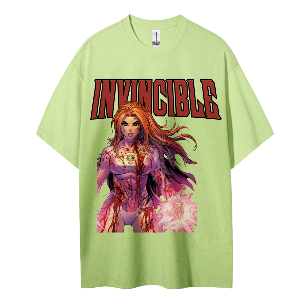 Invincible Cotton Unisex Crew Neck Anime T-Shirt