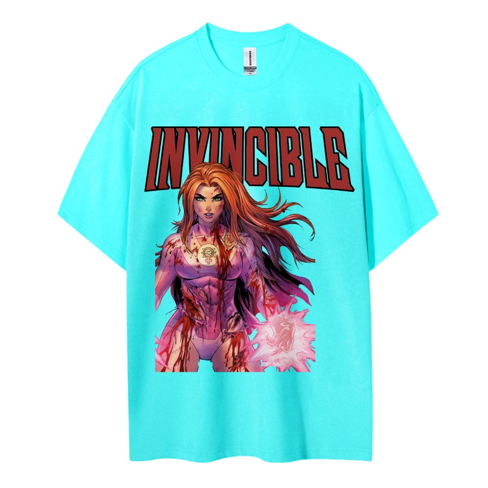 Invincible Cotton Unisex Crew Neck Anime T-Shirt