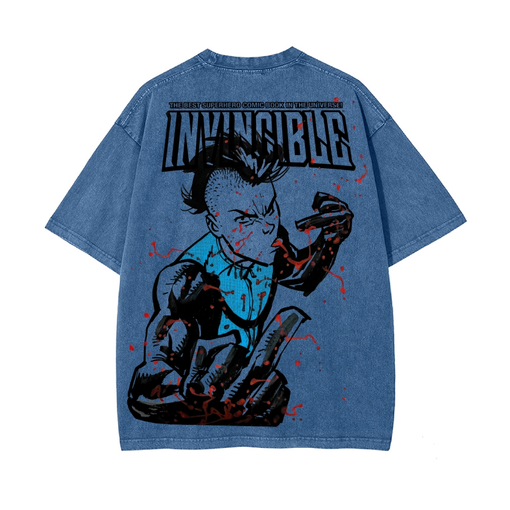 Vintage Oversized T-Shirt Invincible