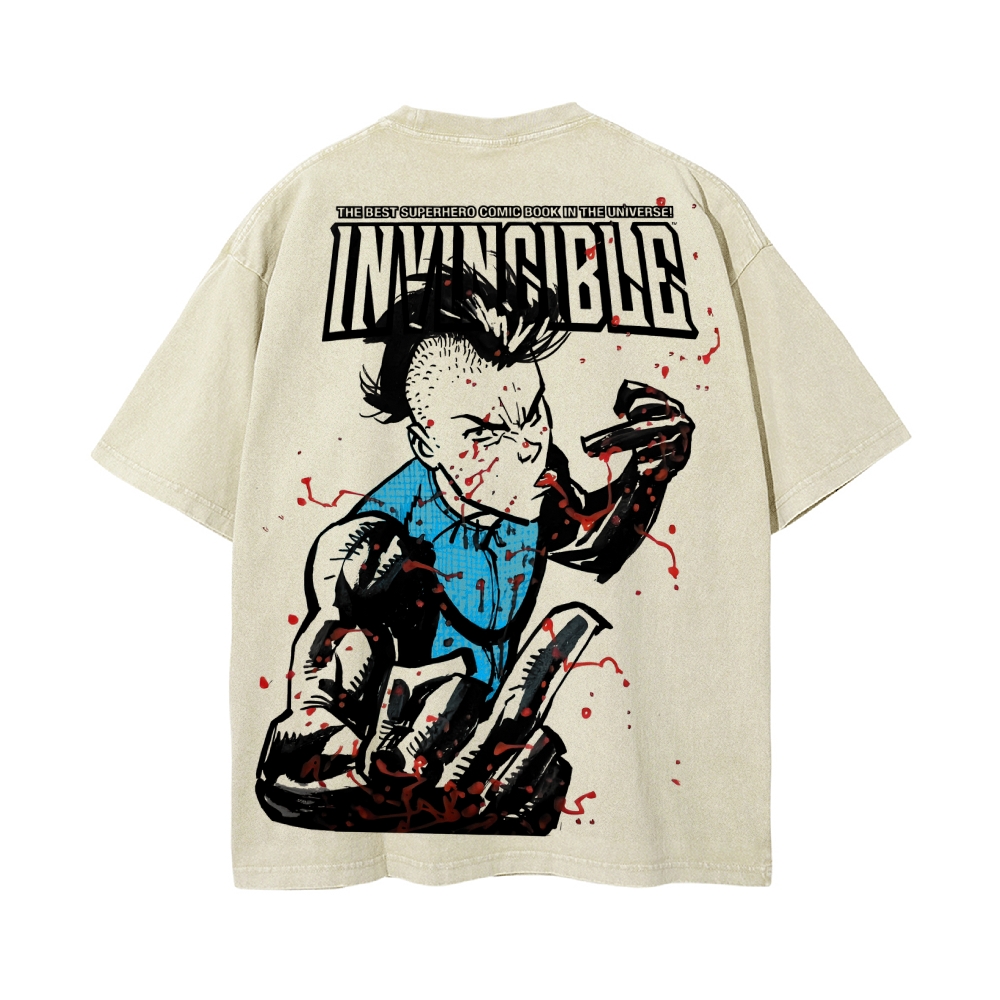 Vintage Oversized T-Shirt Invincible